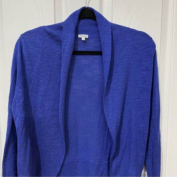 Kismet blue long sleeve open front cardigan size small - Picture 3 of 9